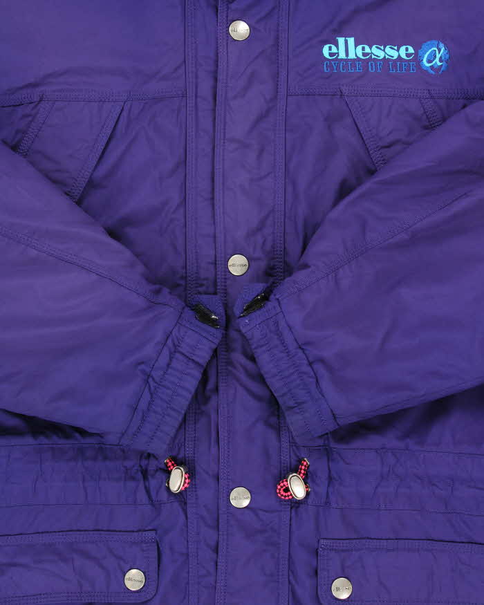 Vintage 1980s Ellesse Cycle Of Life Gore-Mac Ski Jacket  - L