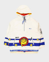 Vintage 1990s Ellesse Bull Dog Quarter-Zip Ski Jacket  - L