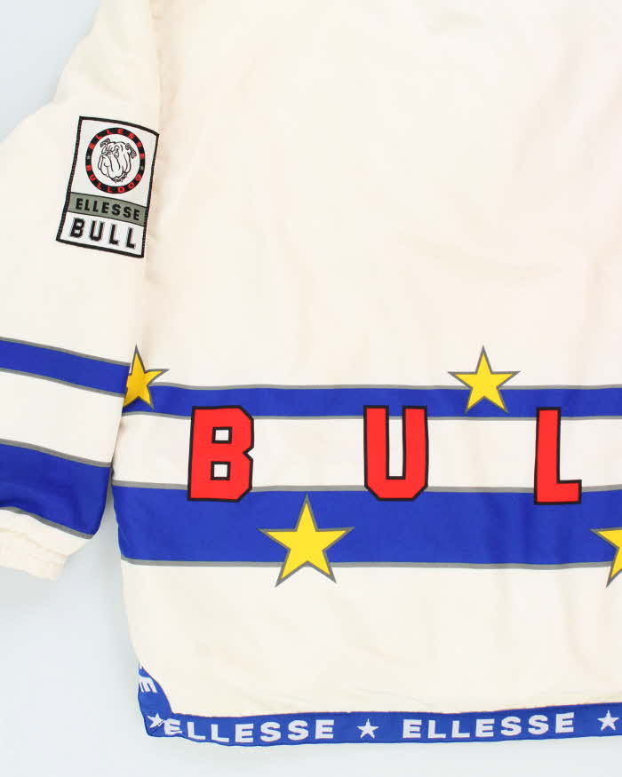 Vintage 1990s Ellesse Bull Dog Quarter-Zip Ski Jacket  - L