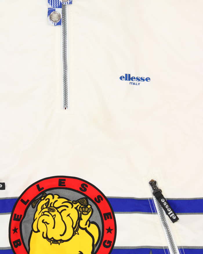 Vintage 1990s Ellesse Bull Dog Quarter-Zip Ski Jacket  - L
