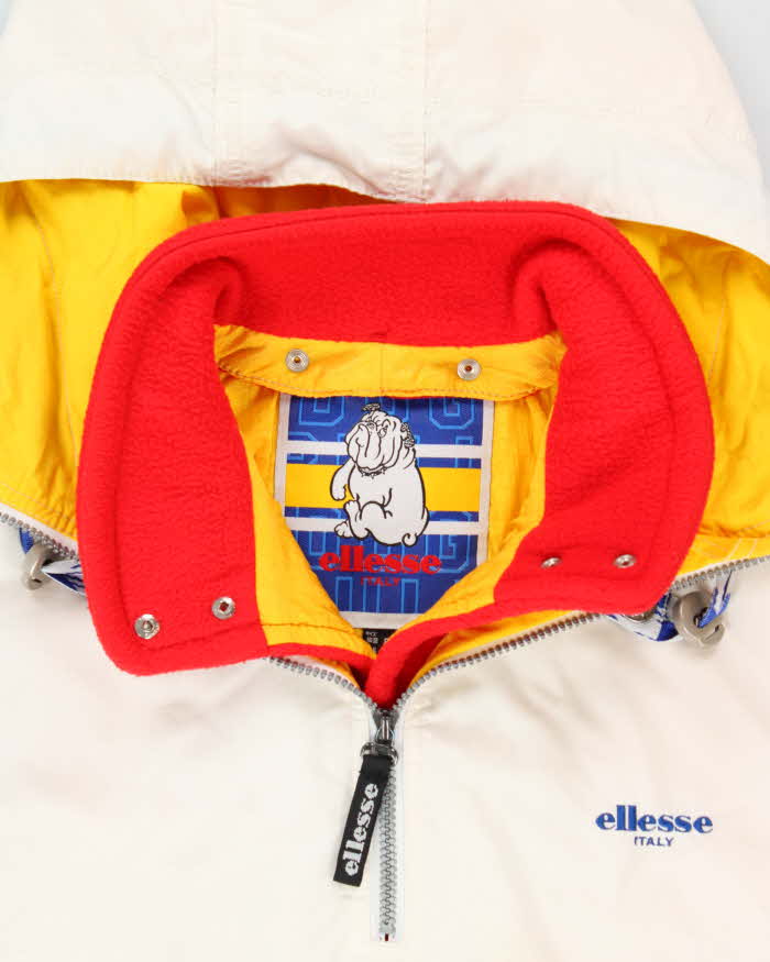 Vintage 1990s Ellesse Bull Dog Quarter-Zip Ski Jacket  - L