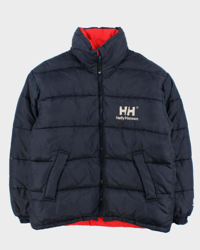 Vintage 1990s Helly Hansen Reversible Down Fill Oversized Puffer Jacket - M