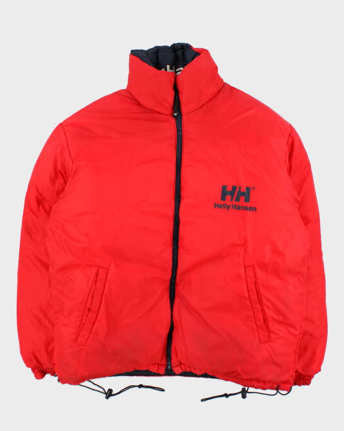 Vintage 1990s Helly Hansen Reversible Down Fill Oversized Puffer Jacket - M