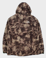 Vintage Y2K 00s The North Face Hyvent Graffiti Double Lined Down Fill Puffer Jacket - L