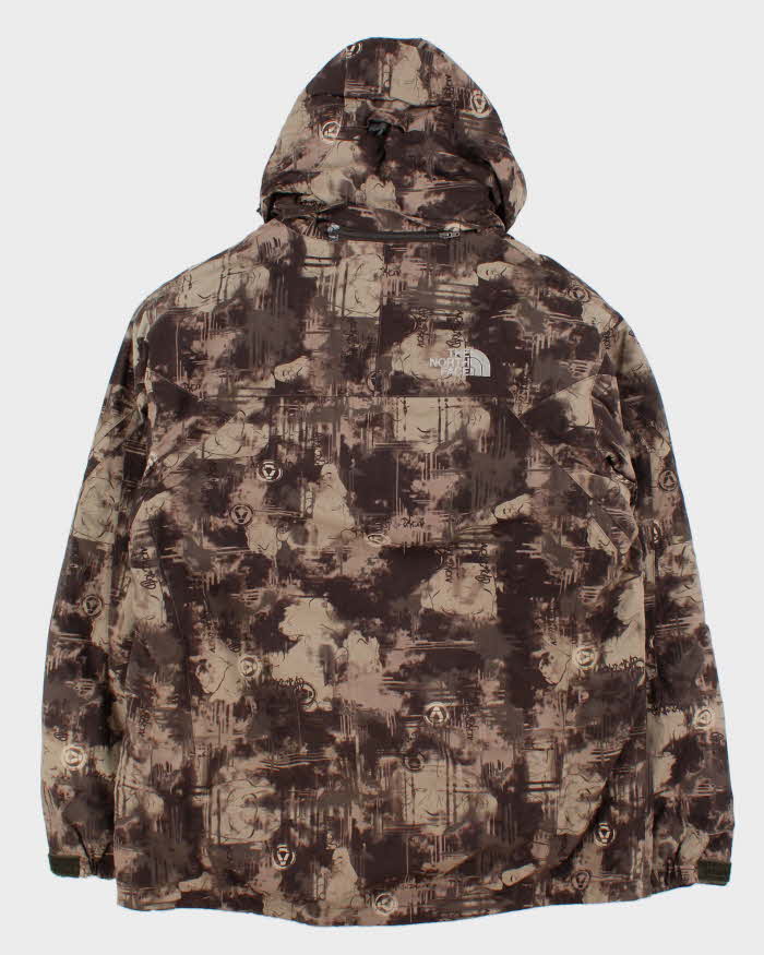 Vintage Y2K 00s The North Face Hyvent Graffiti Double Lined Down Fill Puffer Jacket - L