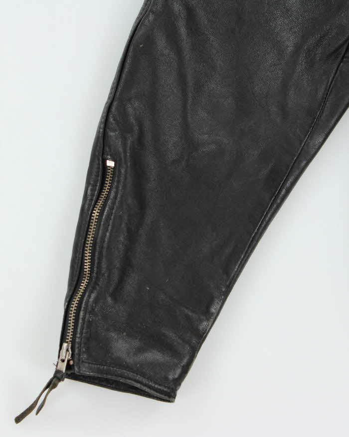 Vintage 1990s Limited Edition Harley Davidson Cowhide Leather Classic Biker Jacket - L