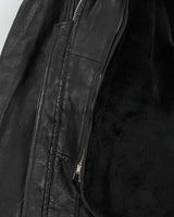 Vintage 1990s Cowhide Leather G-1 Japan Airforce Shearling Flight Jacket - L