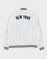 Vintage 00s Majestic New York Yankees Quilted Varsity Baseball Jacket - L