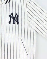 Vintage 00s Majestic New York Yankees Quilted Varsity Baseball Jacket - L