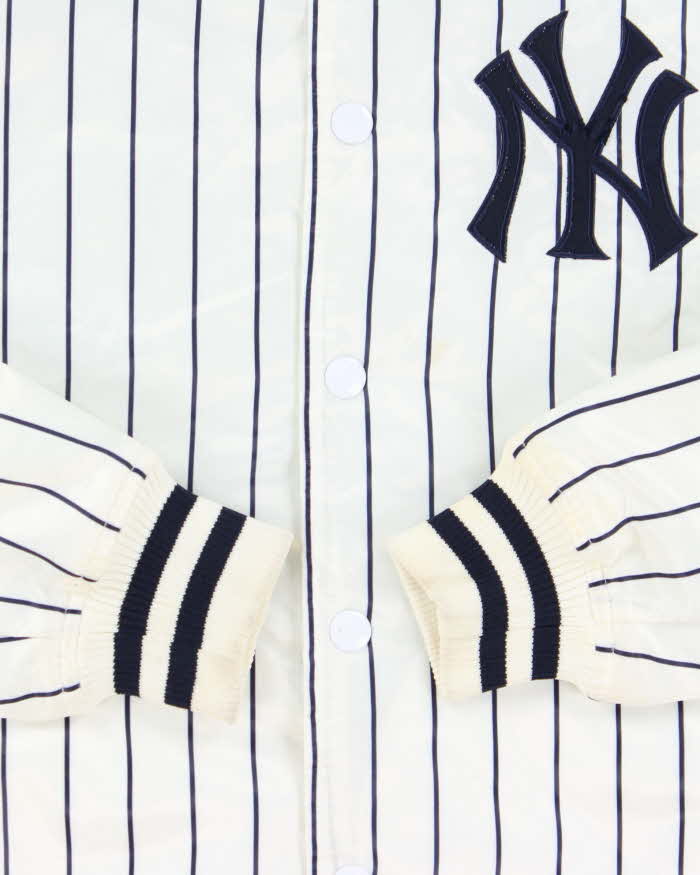 Vintage 00s Majestic New York Yankees Quilted Varsity Baseball Jacket - L