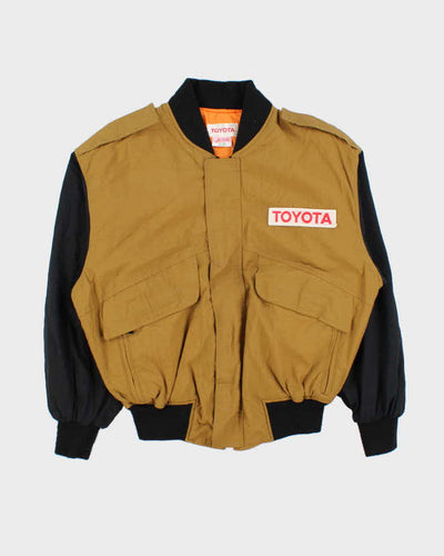 Vintage 1990s Toyota Racing Motorsports Shell Bomber Jacket - M