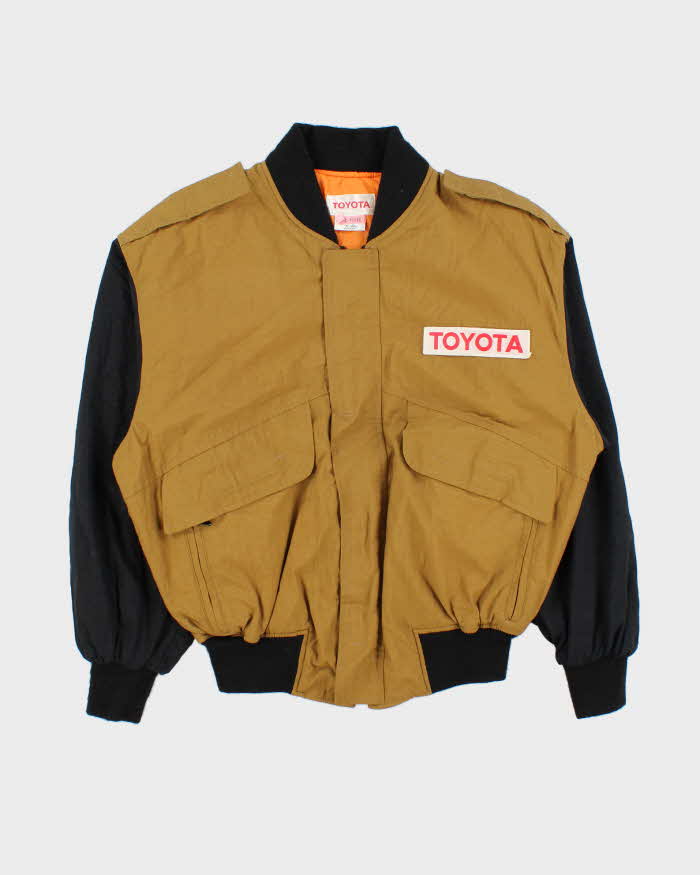Vintage 1990s Toyota Racing Motorsports Shell Bomber Jacket - M