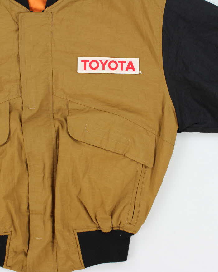 Vintage 1990s Toyota Racing Motorsports Shell Bomber Jacket - M