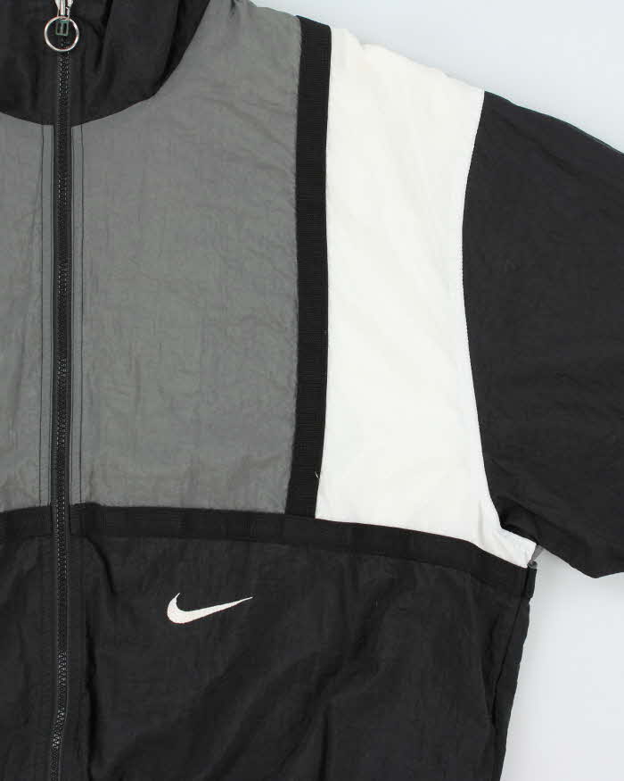 Vintage 1990s Nike Spell-Out Block Shell Windbreaker Jacket - L