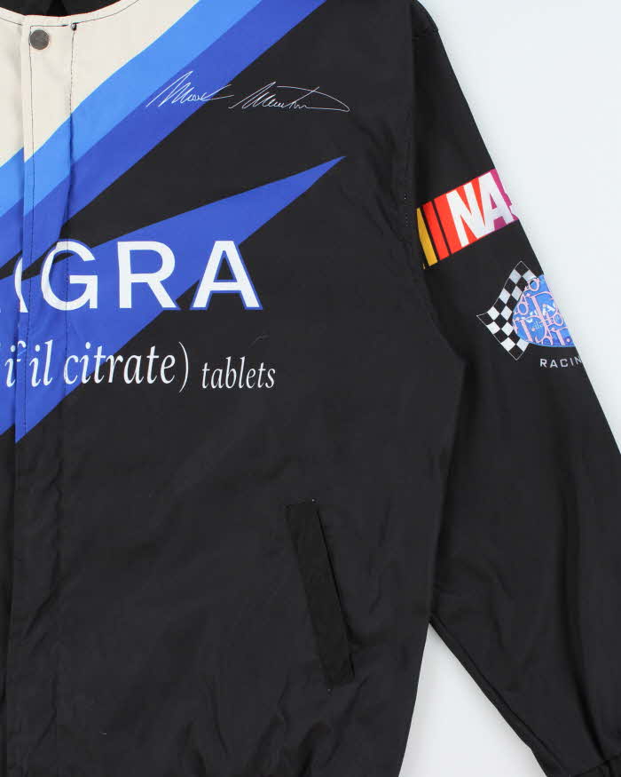 Vintage Y2K 00s Ford Racing Nascar Team Bomber Jacket - L