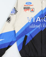 Vintage Y2K 00s Ford Racing Nascar Team Bomber Jacket - L