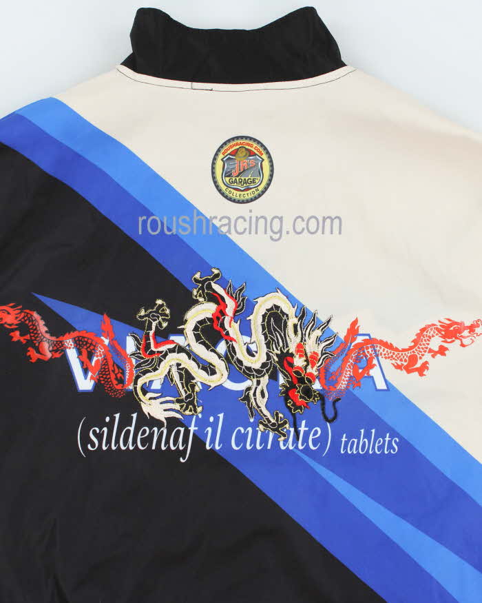 Vintage Y2K 00s Ford Racing Nascar Team Bomber Jacket - L