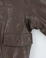 Vintage 1976 U.S Navy Airforce G-1 Leather Flight Jacket - L