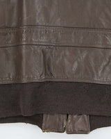 Vintage 1976 U.S Navy Airforce G-1 Leather Flight Jacket - L