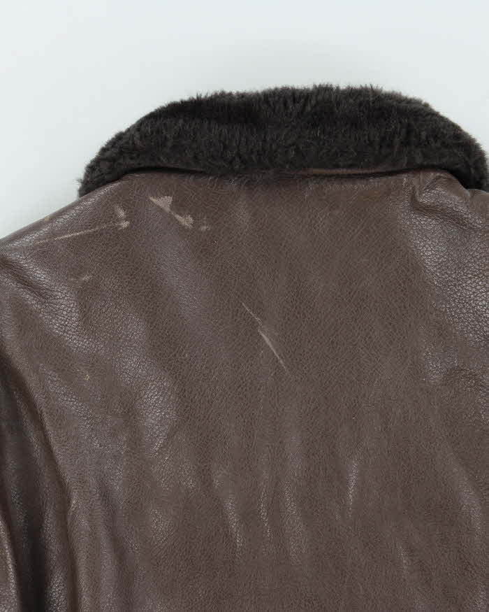 Vintage 1976 U.S Navy Airforce G-1 Leather Flight Jacket - L