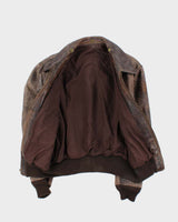 Vintage 1940s WWII U.S Airforce Horsehide Leather G-1 Flight Jacket - L