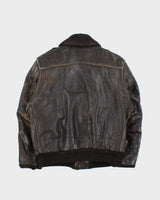 Vintage 1970s R Sherman U.S Airforce Horsehide Leather G-1 Flight Jacket - S