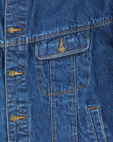 Vintage 1990s Wrangler Plaid Lined Denim Workwear Jacket - XXL
