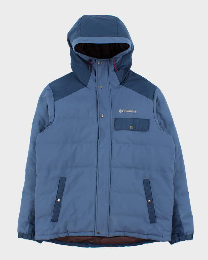 Vintage Columbia 550 Duck Down Hooded Puffer Jacket - M