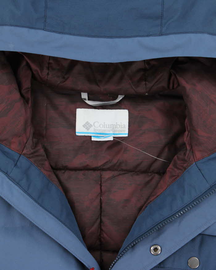 Vintage Columbia 550 Duck Down Hooded Puffer Jacket - M