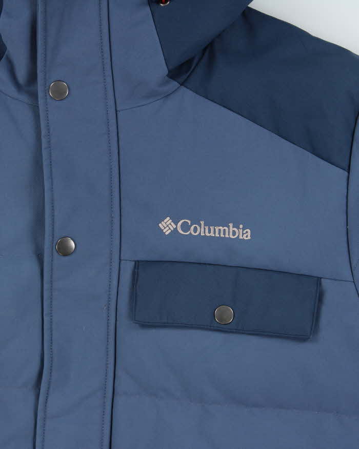 Vintage Columbia 550 Duck Down Hooded Puffer Jacket - M