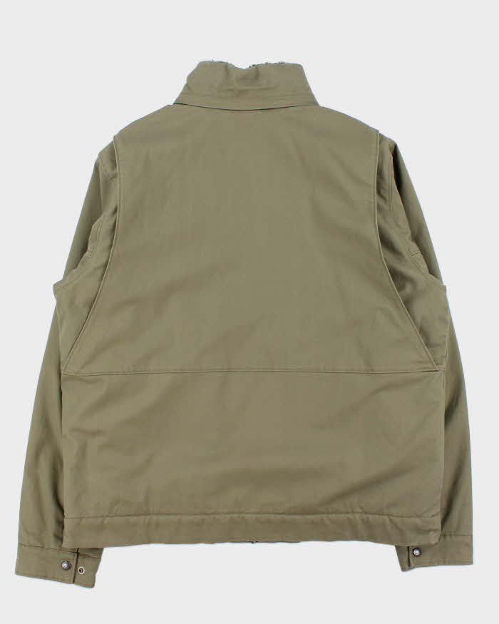 Vintage Patagonia Maple Grove Sherpa Lined Khaki Canvas Jacket - XL