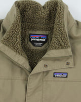 Vintage Patagonia Maple Grove Sherpa Lined Khaki Canvas Jacket - XL