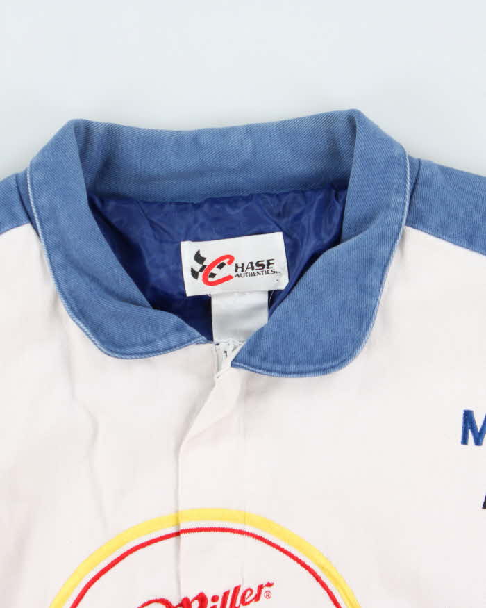 Vintage 1990s Chase Authentics Rusty Wallace Miller Lite Nascar Racing Bomber Jacket - XXL