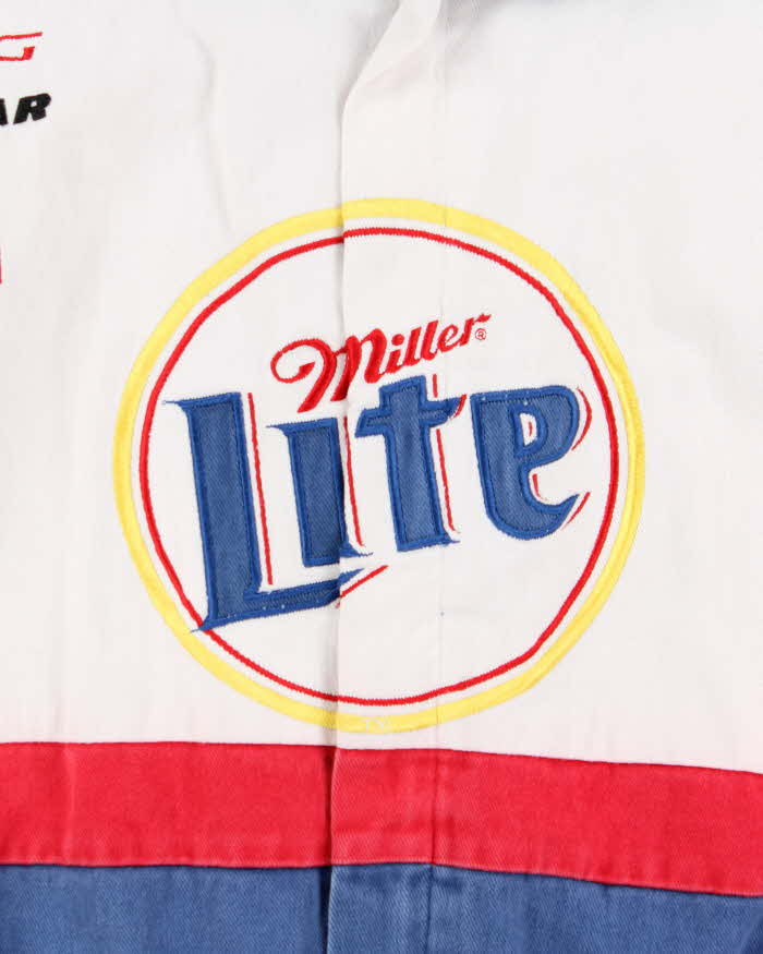 Vintage 1990s Chase Authentics Rusty Wallace Miller Lite Nascar Racing Bomber Jacket - XXL