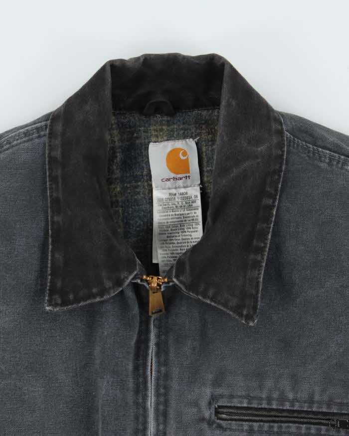 Vintage Y2K 00s Carhartt Detroit Blanket Lined Workwear Jacket - XL