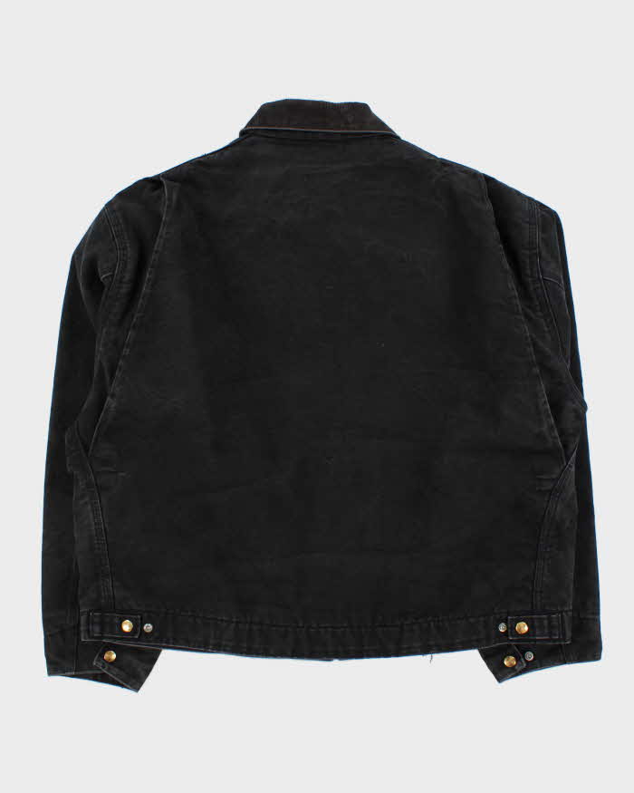 Vintage 1980s Carhartt J01 Detroit Made In USA Blanket Lined Workwear Jacket - XL