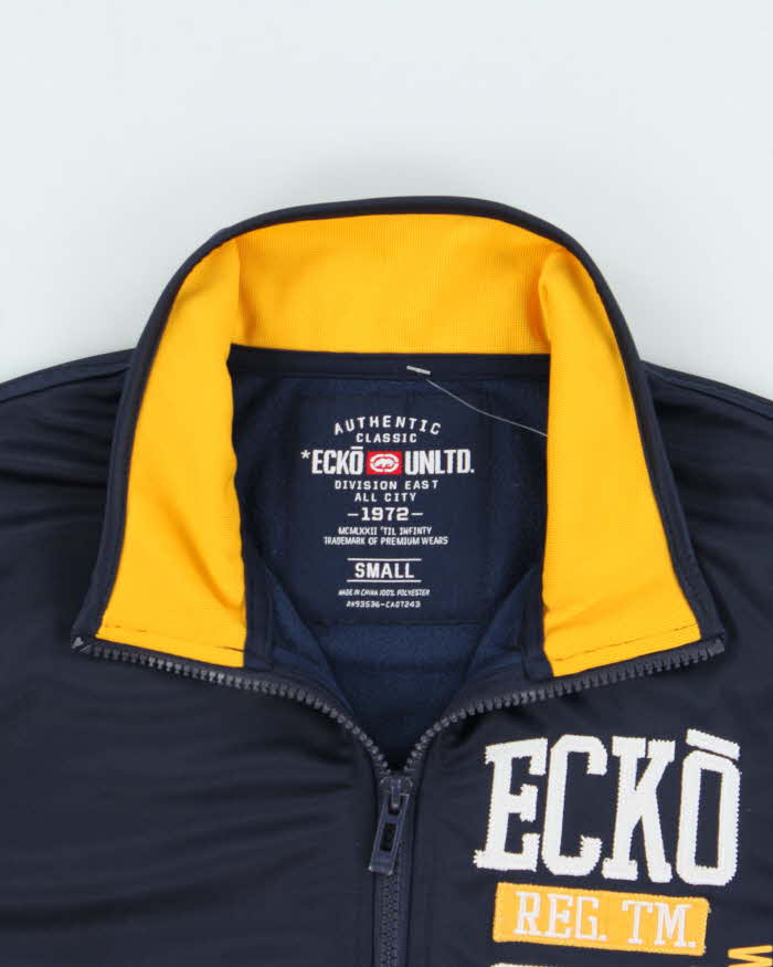 Vintage Y2K 00s Ecko UNTLD Satin Track Jacket - S