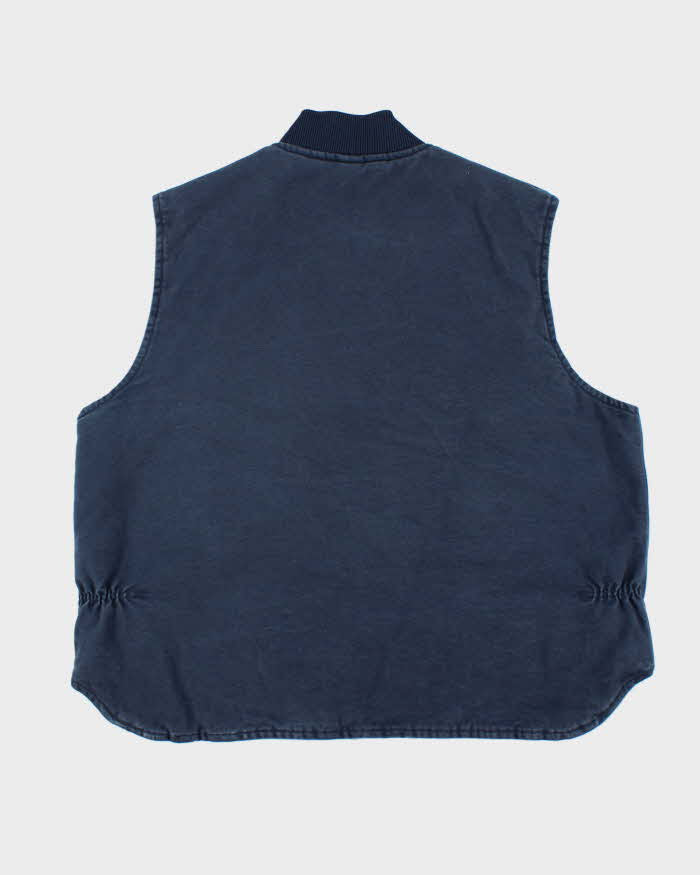 Vintage Y2K 00s Carhartt Duck Leisure Arctic Made In USA Workwear Gilet - XXL