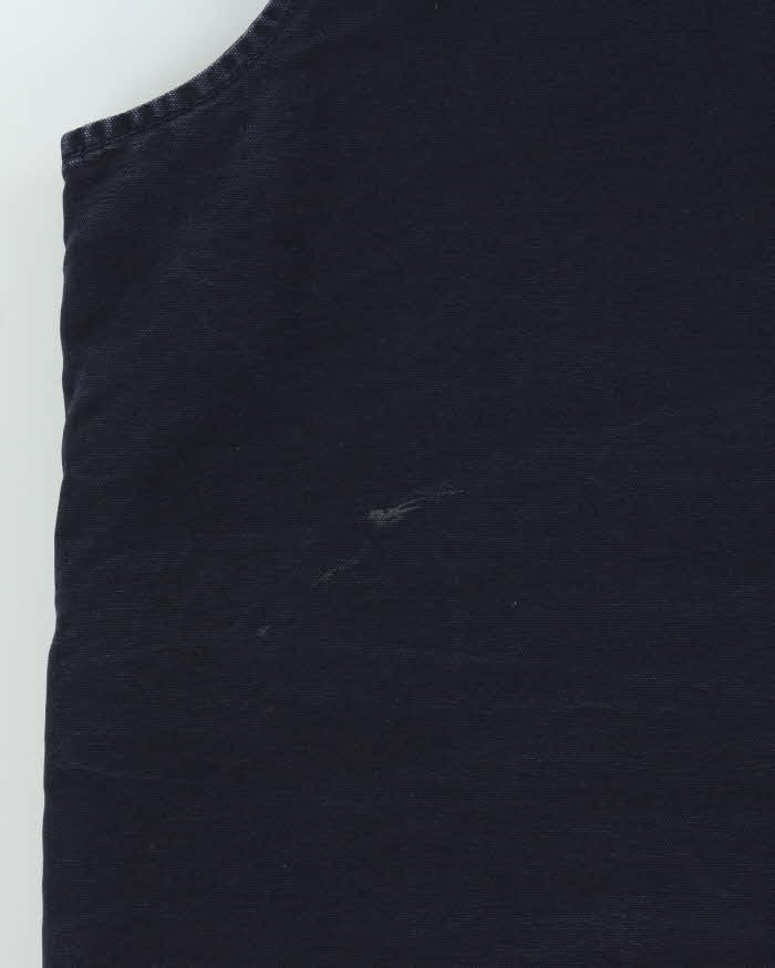 Vintage Y2K 00s Carhartt Midnight Sandstone Artic Quilt Lined Workwear Gilet - XXL