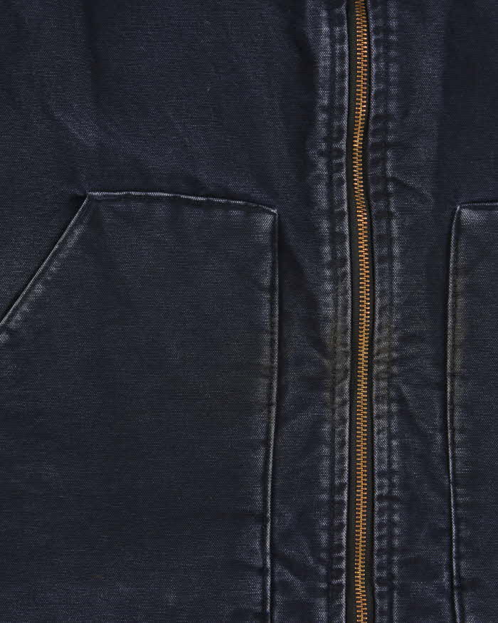 Vintage Y2K 00s Carhartt Midnight Sandstone Artic Quilt Lined Workwear Gilet - XXL