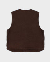 Vintage Y2K 00s Carhartt Duck Canvas Fleece Lined Workwear Gilet - XL