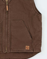 Vintage Y2K 00s Berne Heavyweight Sherpa Lined Workwear Gilet - XL