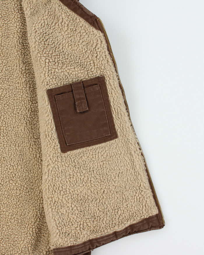 Vintage Y2K 00s Berne Heavyweight Sherpa Lined Workwear Gilet - XL