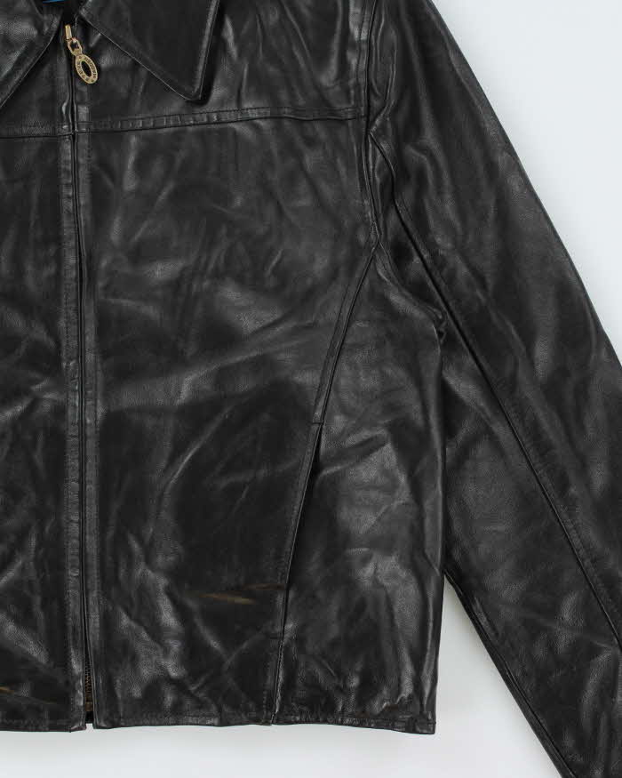 Vintage 1990s Steve Madden Cropped Leather Jacket - M