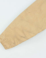Vintage 2000 Carhartt Sandstone Made In Usa Tan Canvas Blanket Lined Chore Workwear Jacket - M