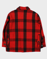 Vintage 1950s Chippewa Wool Mackinaw Buffalo Plaid Hunting Jacket - L