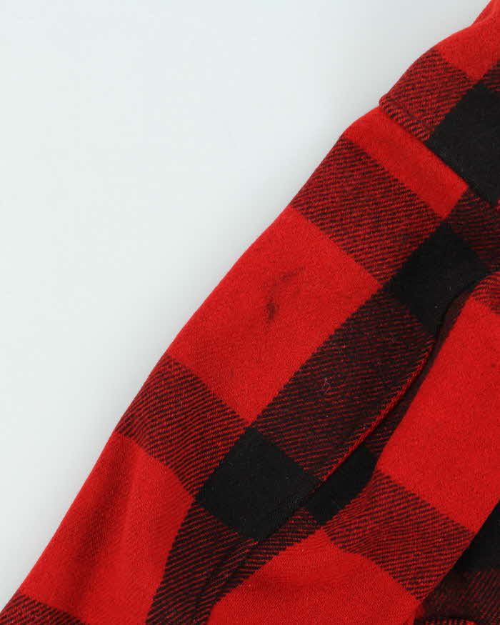 Vintage 1950s Chippewa Wool Mackinaw Buffalo Plaid Hunting Jacket - L