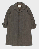 Vintage London Fog Long Wool Coat - XL