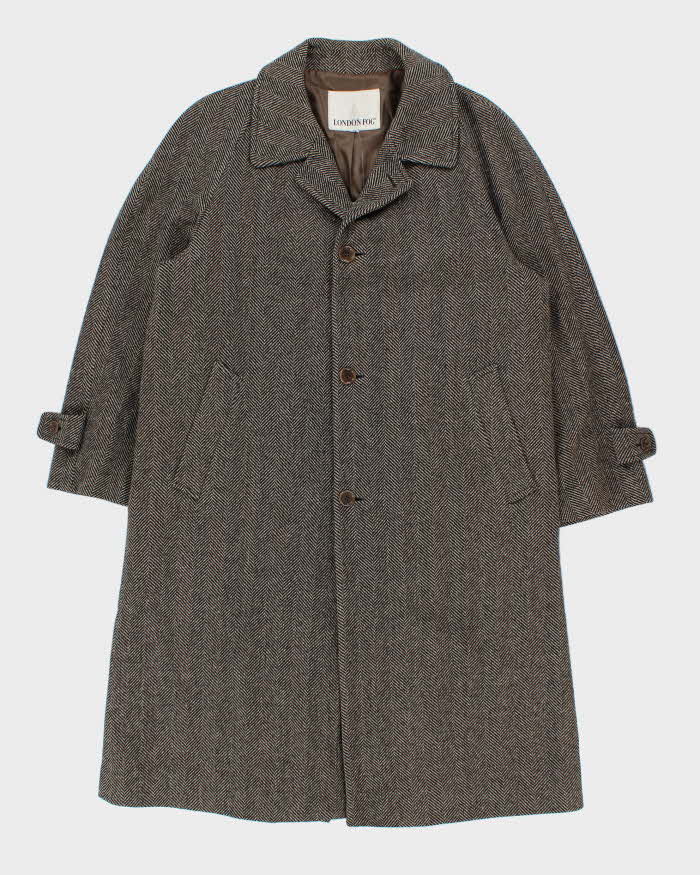 Vintage London Fog Long Wool Coat - XL