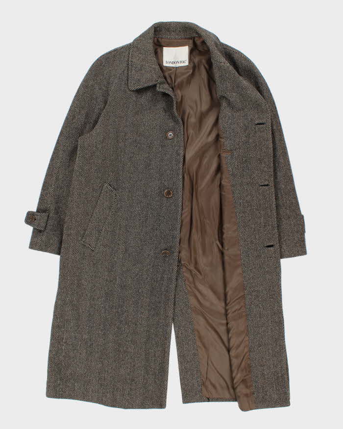 Vintage London Fog Long Wool Coat - XL